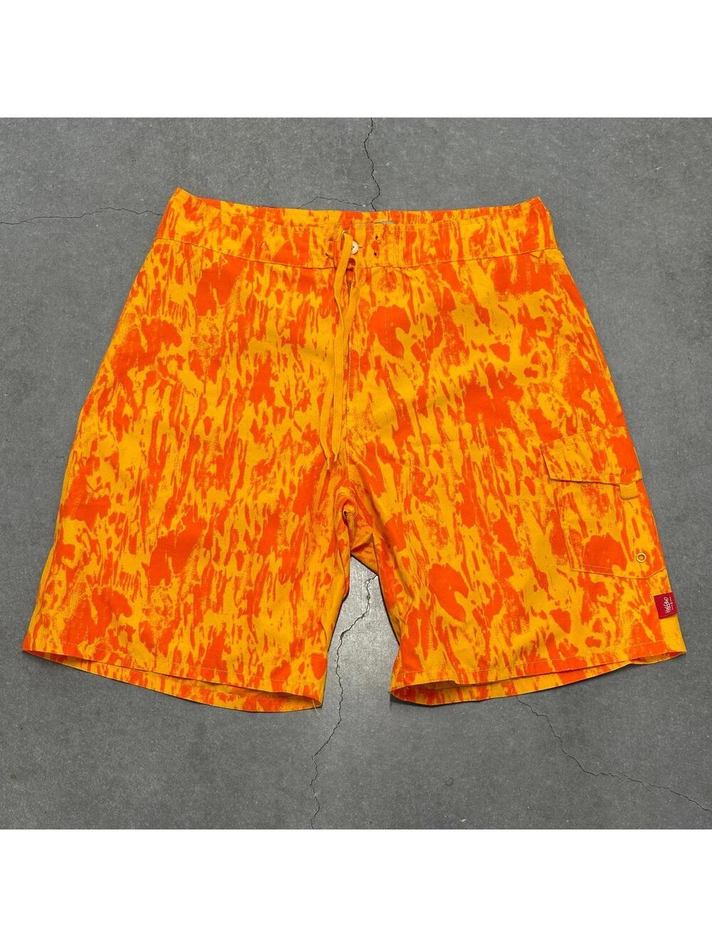 MOSSIMO Evolver Orange Swim Trunks